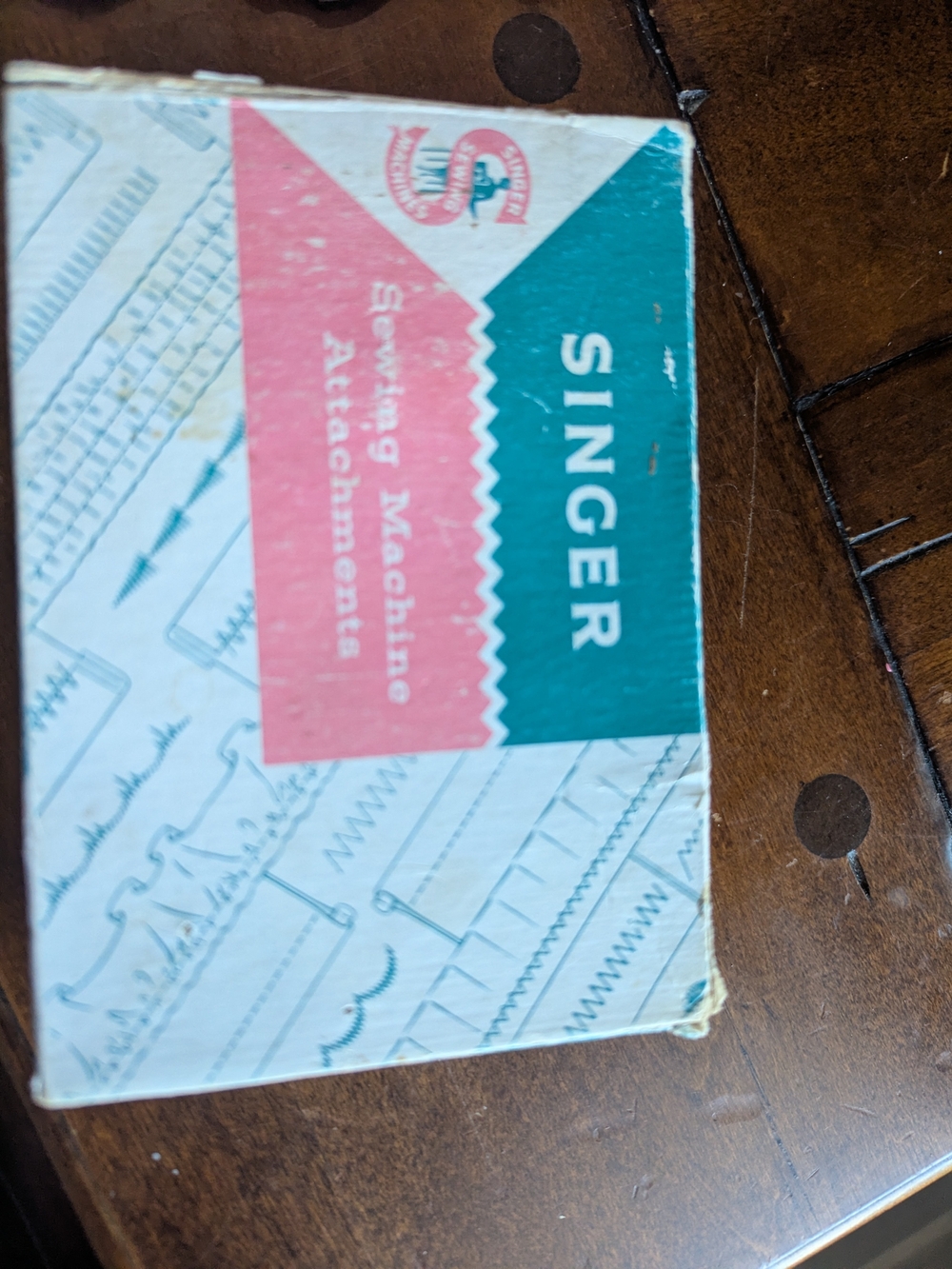 Singer Sewing Machine Box/with Attachments